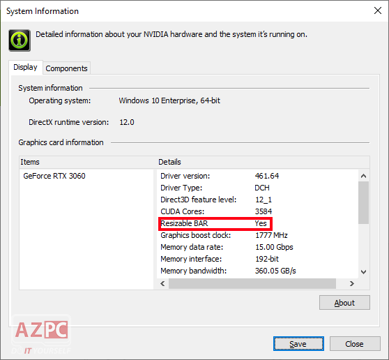 Nvidia Resizable-BAR chính thức đổ bộ trên RTX 30 Series