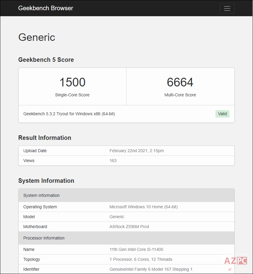 Intel Core i5-11400: Mạnh hơn tới 35% so với thế hệ cũ