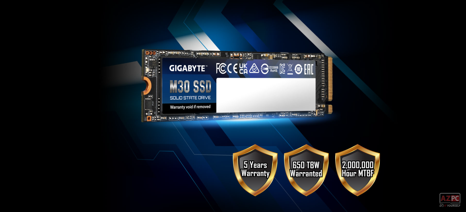 Gigabyte M30 PCIe 3.0 x4 - Dòng SSD đa dụng của hãng Gigabyte
