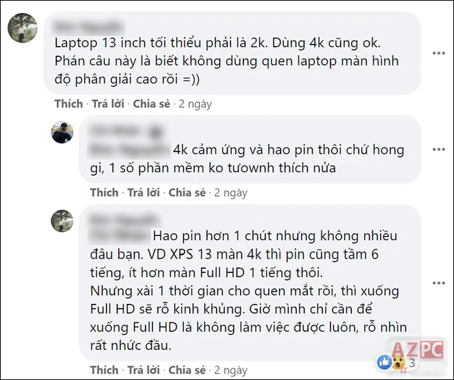 Mua Laptop 13" độ phân giải 4K: "Tuổi trẻ chưa trải sự đời..."