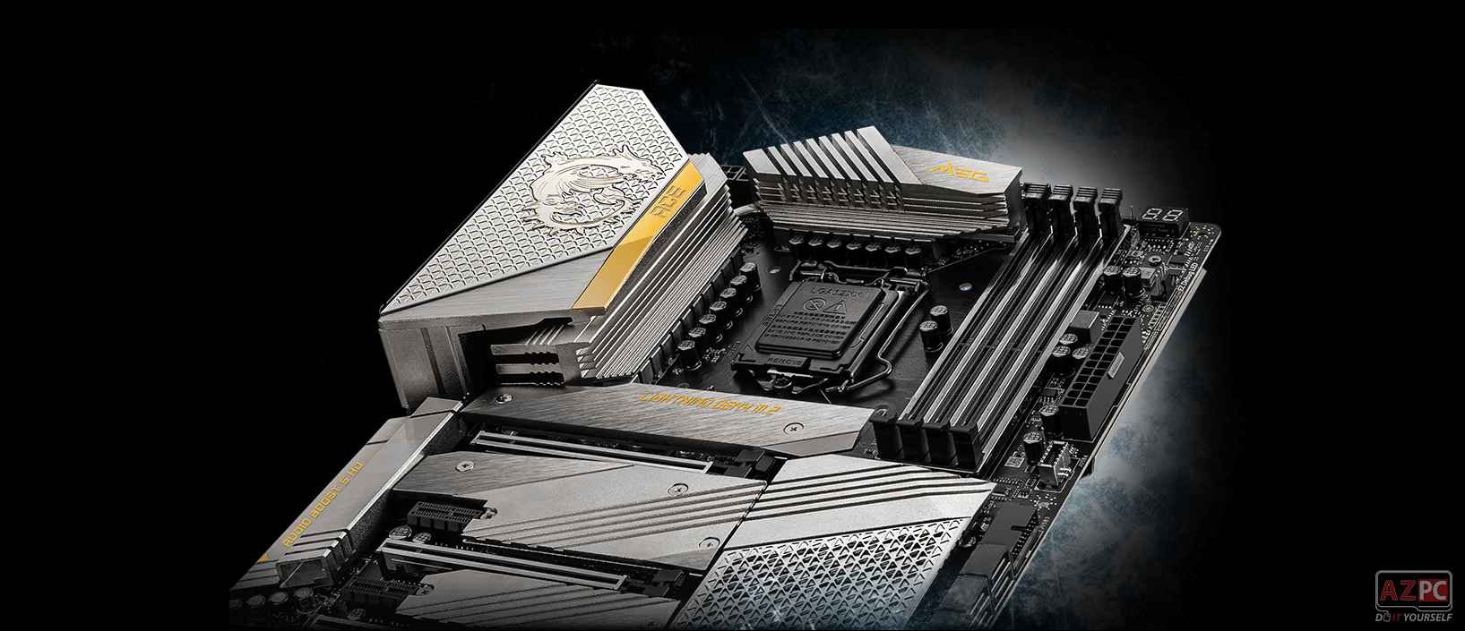 MSI MEG Z590 ACE Gold Edition: Long lanh/ lấp lánh /kiêu sa